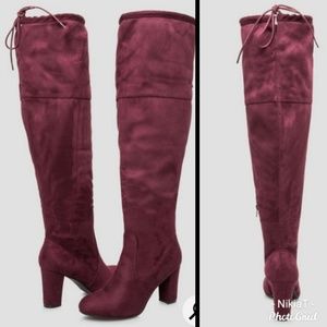 OVER THE KNEE WIDE CALF BOOT